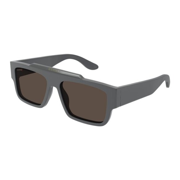 NEW GG1460S 003 GUCCI SUNGLASSES MEN GREY SQUARE EYEWEAR - Picture 1 of 3